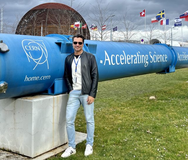 Prof. Dr. Luciano Manhães de Andrade Filho at CERN