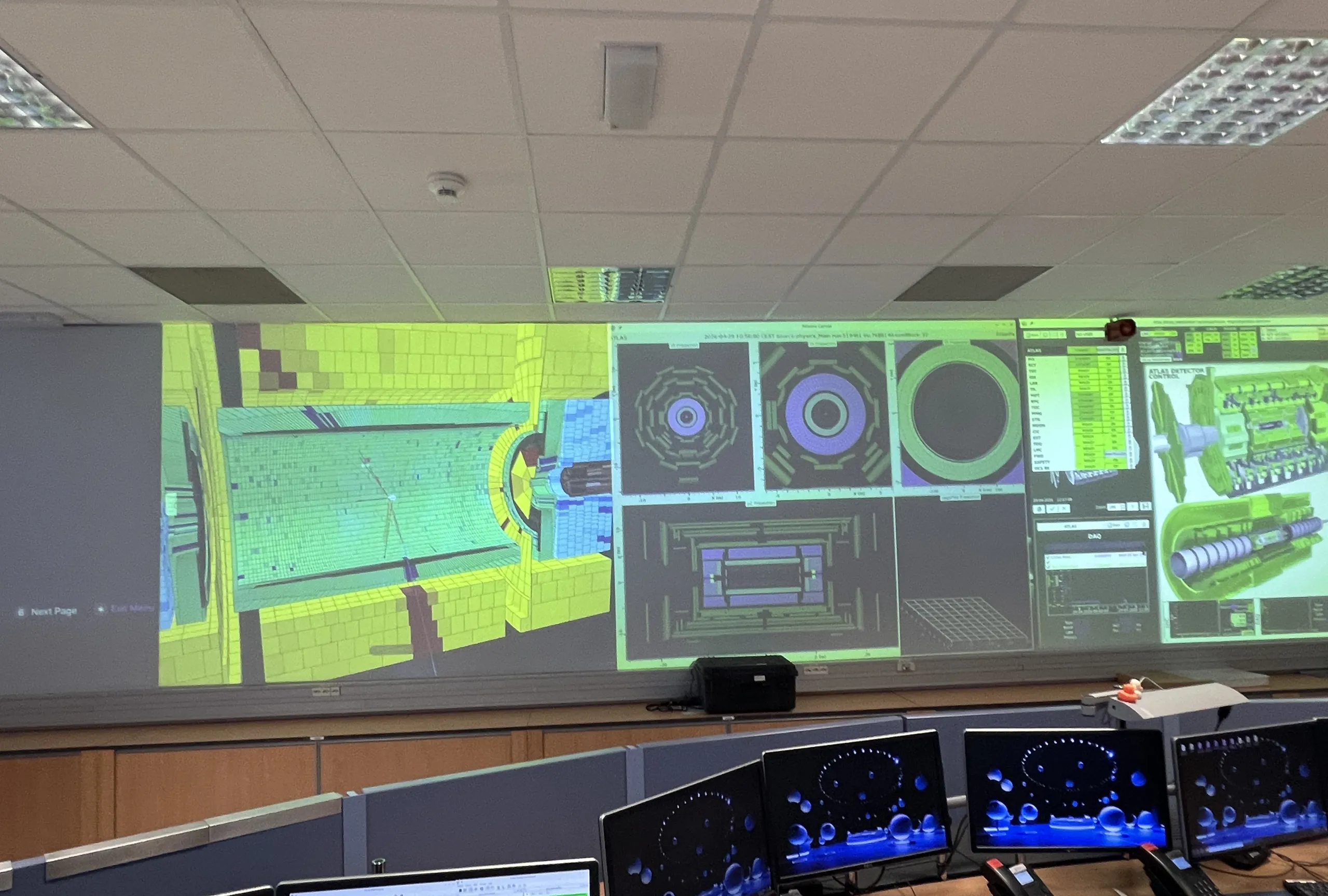 CGVWeb on the ATLAS Control Room Screen: A Milestone in History