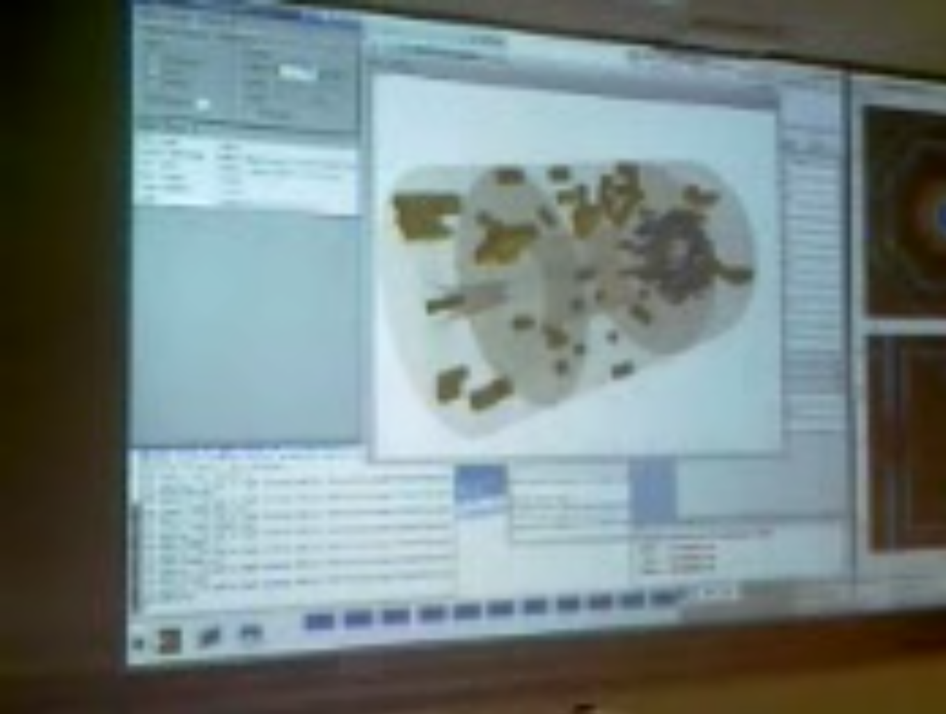 The Calorimeter Geometry Viewer running in the ATLAS Control Room, 2008