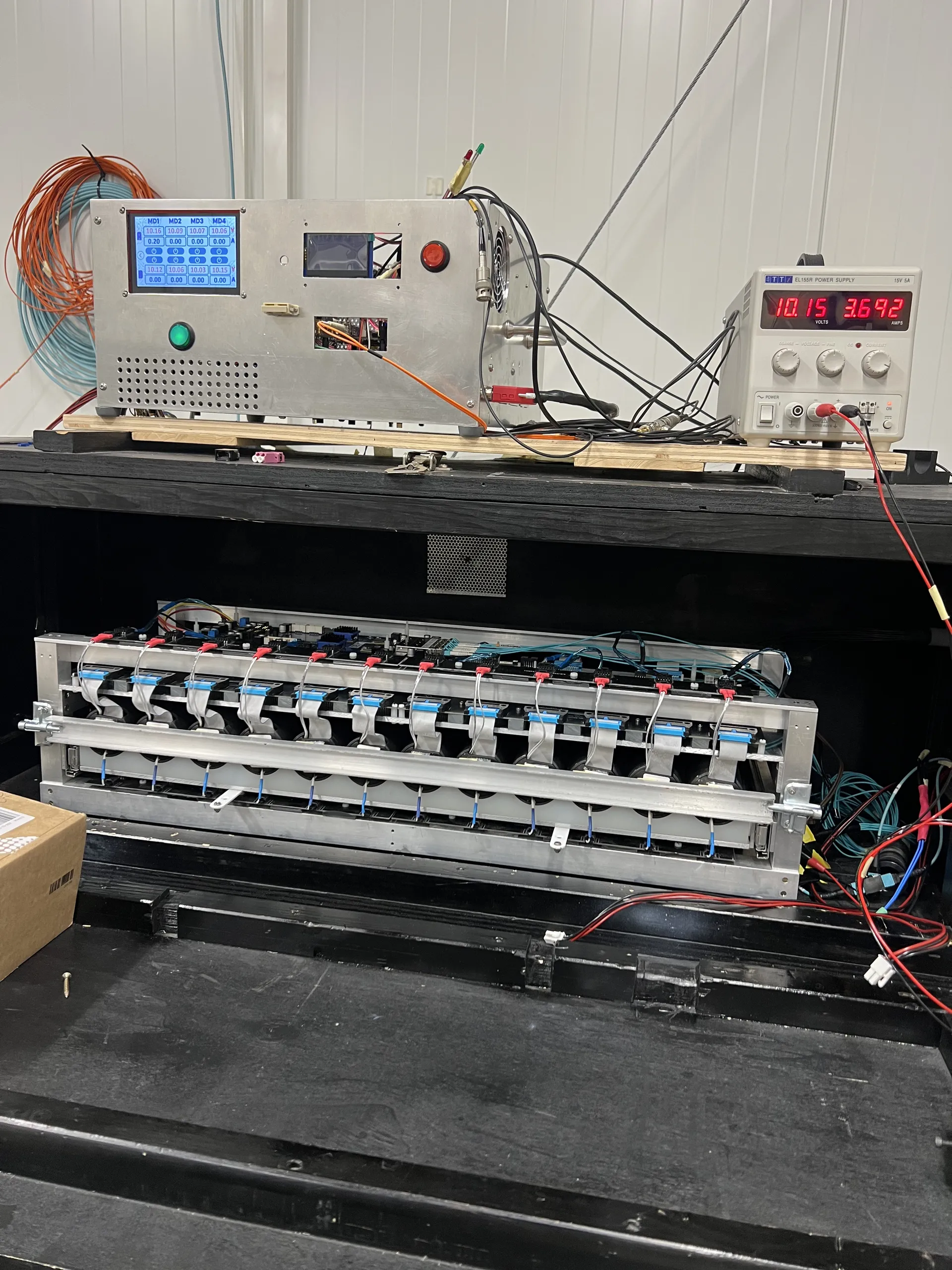 PMT testing setup at CERN