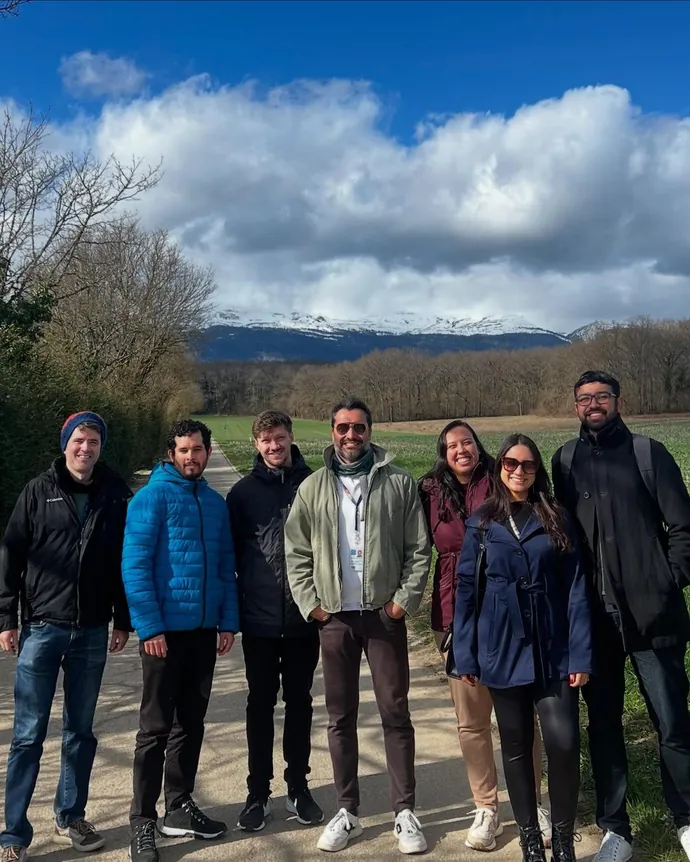 Integrantes do NIPS-CERN no CERN