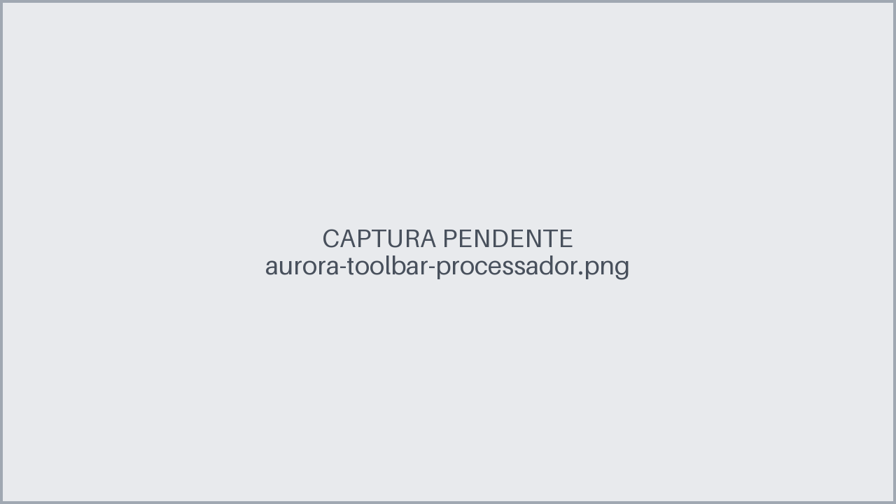 Hub de Processadores, botão Compilar C± e engrenagem de configuração.